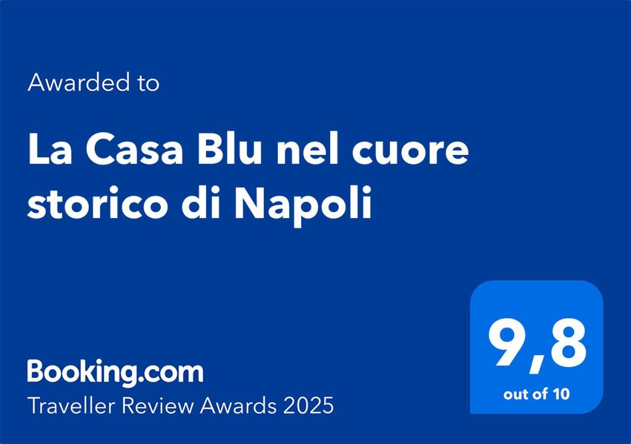 La Casa Blu Nel Cuore Storico Di Napoli Eksteriør bilde